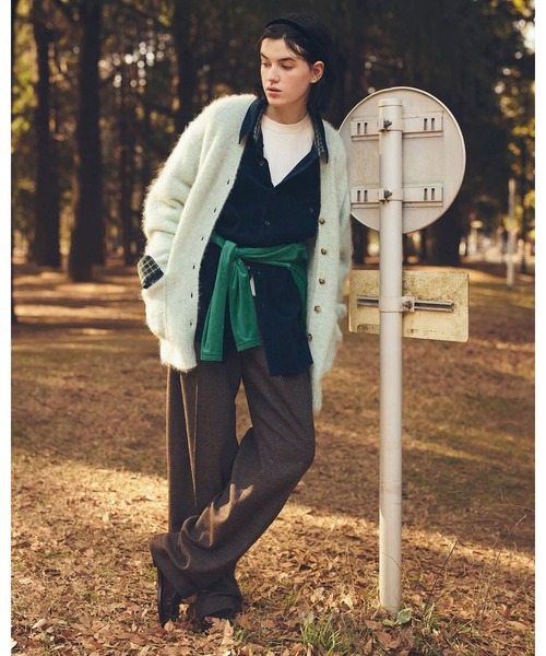 THE SHINZONE(ザ シンゾーン)の「WASHED CORDUROY SHIRT 26AMSBL04(シャツ/ブラウス・レディース・ベージュ/ネイビー・SMALL/MEDIUM)」の10枚目の写真