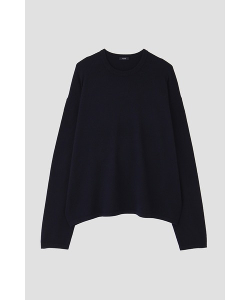 YLEVE(イレーヴ)の「YLEVE / CASHMERE KN T(ニット/セーター・メンズ・ベージュ/ネイビー/オレンジ・5/4)」の1枚目の写真