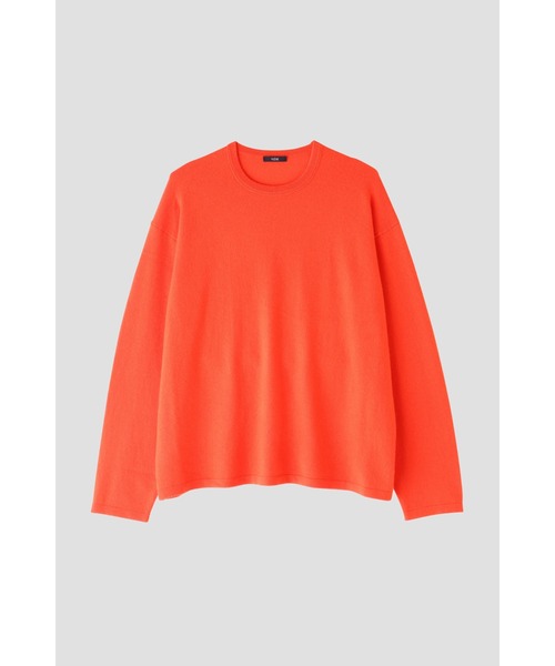 YLEVE(イレーヴ)の「YLEVE / CASHMERE KN T(ニット/セーター・メンズ・ベージュ/ネイビー/オレンジ・5/4)」の3枚目の写真