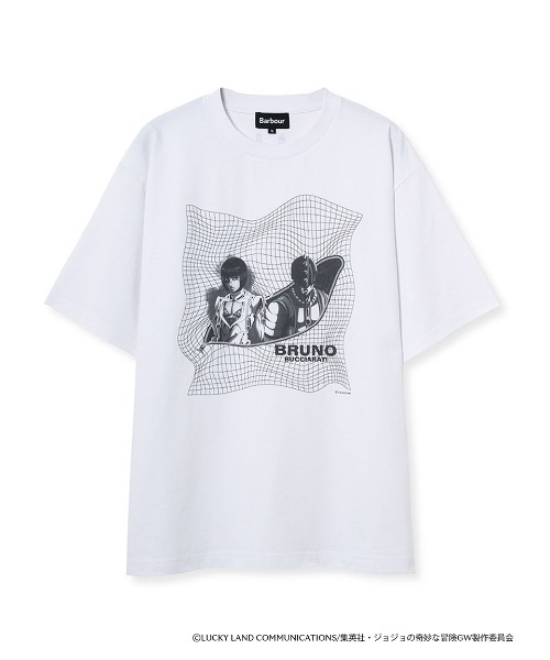 Barbour(バブアー)の「Barbour アニメ「ジョジョの奇妙な冒険 黄金の風」グラフィックTシャツ デザイン1(Tシャツ/カットソー・メンズ・イエロー/ホワイト・MEDIUM/LARGE/SMALL/X-LARGE)」の1枚目の写真