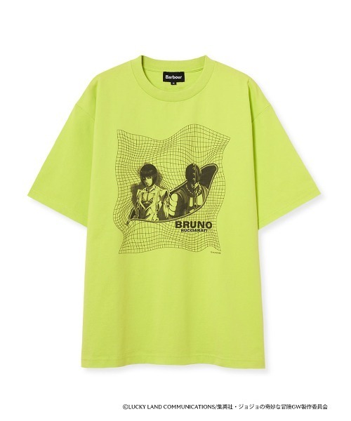 Barbour(バブアー)の「Barbour アニメ「ジョジョの奇妙な冒険 黄金の風」グラフィックTシャツ デザイン1(Tシャツ/カットソー・メンズ・イエロー/ホワイト・MEDIUM/LARGE/SMALL/X-LARGE)」の7枚目の写真