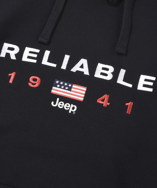 JEEP（ジープ）の「[360g] USA 1941 フードTシャツ (JR5THU839BK)（パーカー・レディース・その他・2XL/LARGE/MEDIUM/X-LARGE/SMALL）」の4枚目の写真