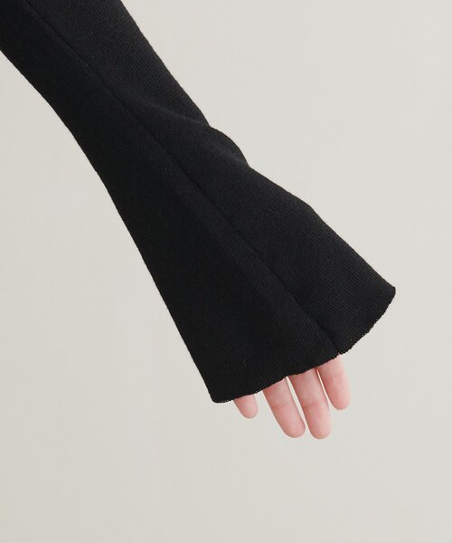 natural couture（ナチュラルクチュール）の「レースデザインドレープニット（ニット/セーター・レディース・ブラック/ブラウン/サックスブルー/ピンク/アイボリー・FREE）」の19枚目の写真