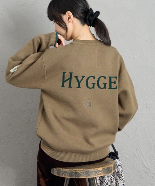聯名款 HYGGE 背面Logo緹花針織衫