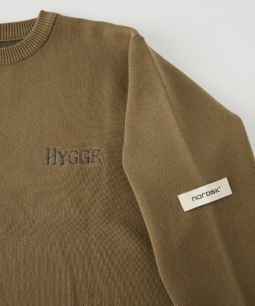NORDISK（ノルディスク）の「【WEB先行予約】[NORDISK/ノルディスク] 別注 HYGGE バックロゴジャガードニット（ニット/セーター・レディース・ベージュ/ブラウン・M/S/L）」の20枚目の写真