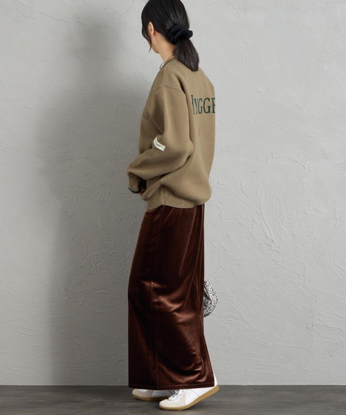 聯名款 HYGGE 背面Logo緹花針織衫