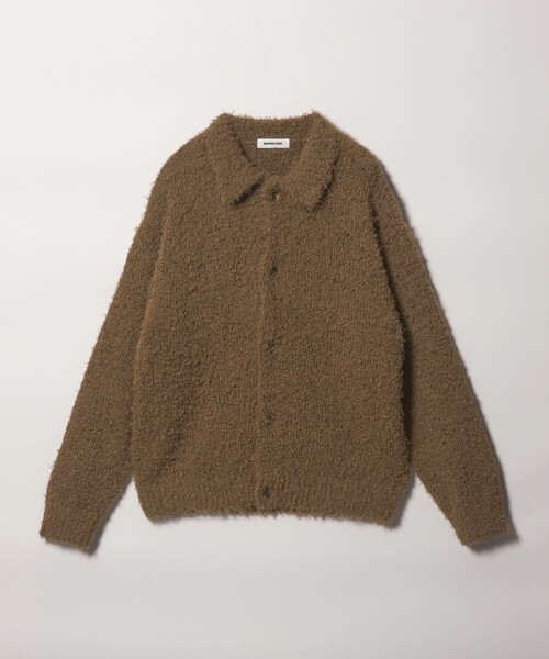 MONKEY TIME(モンキータイム)の「フェザーヤーン ニット ジャケット(ニット/セーター・メンズ・ダークグレー/オリーブ・L/XL/M/S)」の6枚目の写真