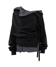 2レイヤードMTM (FL-197_Black&Charcoal)