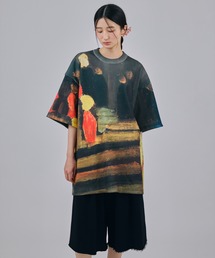 NON TOKYO/ノントーキョー/PRINT RIB BIG T-SHIRTSプリントリブBIG Tシャツ