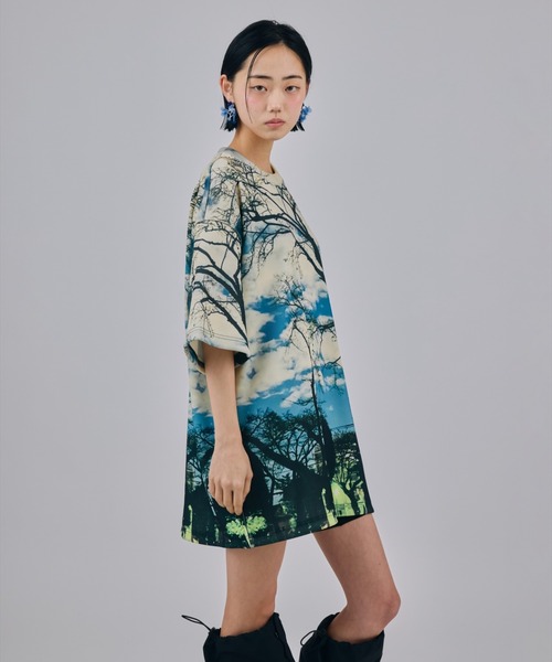 NON TOKYO(ノントーキョー)の「NON TOKYO/ノントーキョー/PRINT RIB BIG T-SHIRTSプリントリブBIG Tシャツ(Tシャツ/カットソー・レディース・その他/その他2/その他1・F)」の12枚目の写真