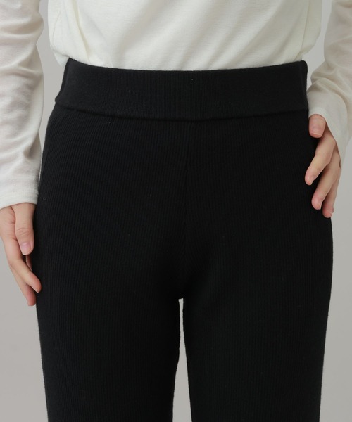 LAKOLE（ラコレ）の「リブニットフレアパンツ / 1076442（その他パンツ・レディース・ブラウン/グレー/ブラック・LARGE/MEDIUM）」の16枚目の写真