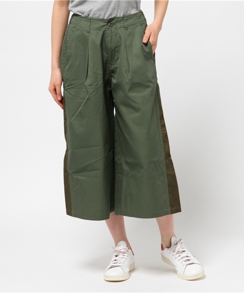 cepo（セポ）の「ミリタリーガウチョパンツ（その他パンツ・レディース・ベージュ/カーキ/ワンウォッシュ・SMALL/LARGE/MEDIUM）」の2枚目の写真