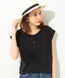 Another Edition | ハニカムメッシュヘンリーネックTシャツ/ AEBC　ハニカム MESH HLY T(Tシャツ/カットソー)