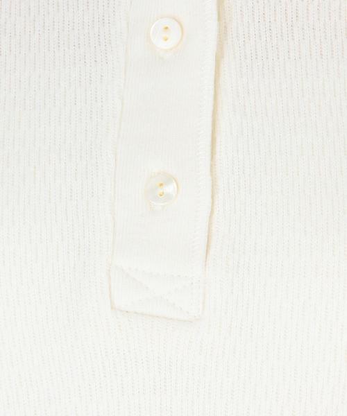 Another Edition（アナザーエディション）の「ハニカムメッシュヘンリーネックTシャツ/ AEBC　ハニカム MESH HLY T◆（Tシャツ/カットソー・レディース・オフホワイト/ブラック/オレンジ系その他/ライム・FREE）」の17枚目の写真