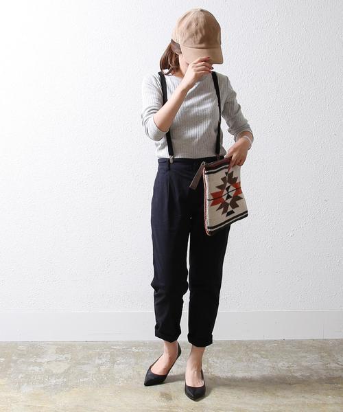 coen（コーエン）の「ストレッチチノパンツ（その他パンツ・レディース・ブラック/ダークブラウン/ベージュ/オリーブ・MEDIUM/LARGE/SMALL）」の12枚目の写真