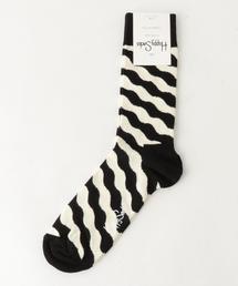 Happy Socks | [ハッピーソックス] KC Happy Socks WAVE POLKA(ソックス/靴下)