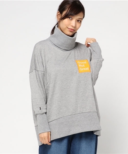 RODEO CROWNS WIDE BOWL（ロデオクラウンズワイドボウル）の「タートルネック スウェット（Tシャツ/カットソー・レディース・トップグレー/ブルー/ホワイト・FREE）」の12枚目の写真