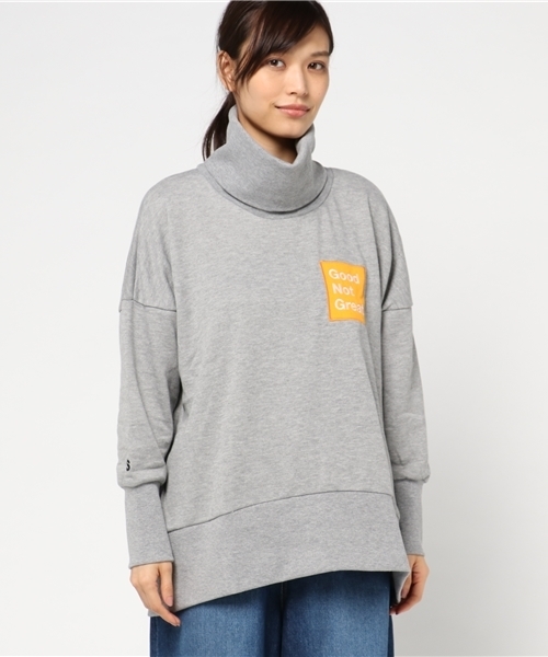 RODEO CROWNS WIDE BOWL（ロデオクラウンズワイドボウル）の「タートルネック スウェット（Tシャツ/カットソー・レディース・トップグレー/ブルー/ホワイト・FREE）」の4枚目の写真