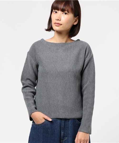 laboratory work（ラボラトリーワーク）の「4者混タック編みプルオーバー（ニット/セーター・レディース・ネイビー/ブラック/杢グレー・MEDIUM）」の10枚目の写真