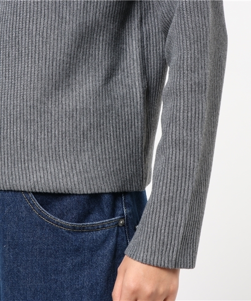 laboratory work（ラボラトリーワーク）の「4者混タック編みプルオーバー（ニット/セーター・レディース・ネイビー/ブラック/杢グレー・MEDIUM）」の7枚目の写真