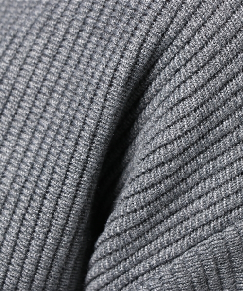 laboratory work（ラボラトリーワーク）の「4者混タック編みプルオーバー（ニット/セーター・レディース・ネイビー/ブラック/杢グレー・MEDIUM）」の8枚目の写真