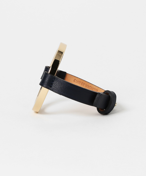 MAISON BOINET(メゾンボワネ)の「MAISON BOINET サークルスリムベルトバングル(ブレスレット・レディース・ターコイズブルー/ネイビー・MEDIUM/SMALL)」の3枚目の写真
