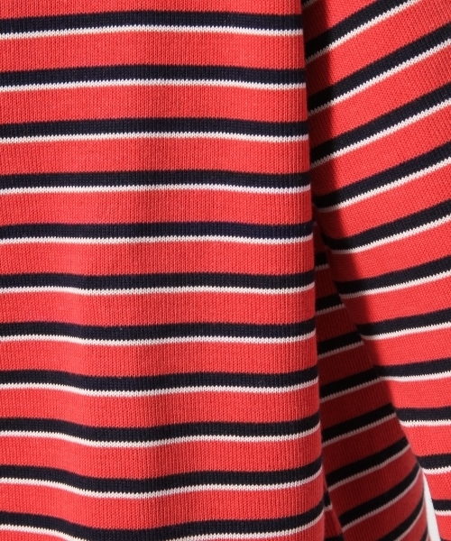 GLOBAL WORK(グローバルワーク)の「Wフェイスボトルワイドプルオーバー/745591(Tシャツ/カットソー・レディース・ライトイエロー/ライトブルー/ホワイト/レッド/オフホワイト・MEDIUM/LARGE/SMALL)」の12枚目の写真