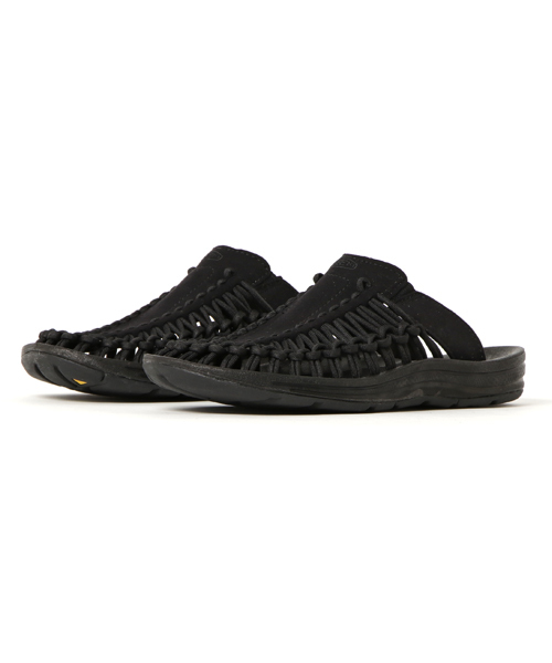 【新品】KEEN ブラック サンダル ユニーク　スライド 返品送料無料】キーン KEEN サンダル ユニーク スニーク