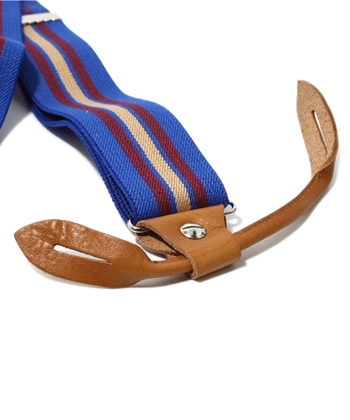 Denime（ドゥニーム）の「STRIPE SUSPENDERS（サスペンダー・メンズ・インディゴブルー・FREE）」の3枚目の写真