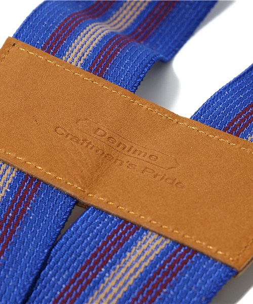 Denime（ドゥニーム）の「STRIPE SUSPENDERS（サスペンダー・メンズ・インディゴブルー・FREE）」の5枚目の写真