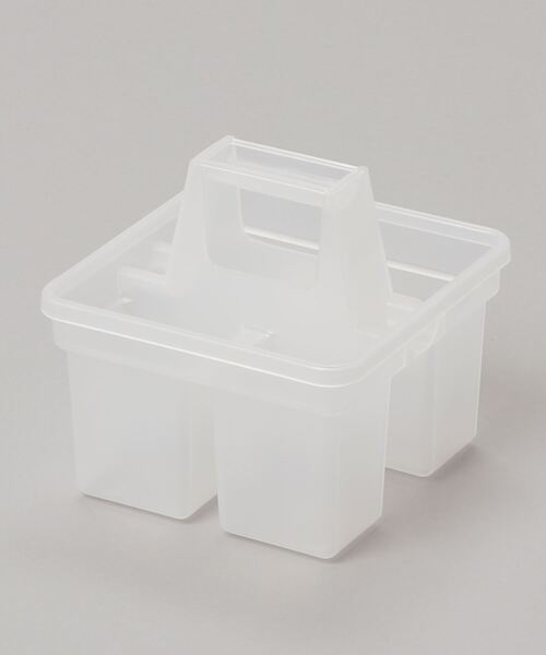 PENCO（ペンコ）の「penco ペンコ ストレージキャディ スタッキング 収納ケース (S)（収納グッズ・レディース・ブラック/ホワイト/イエロー/オレンジ/ライトブルー/ネイビー/グリーン/クリア/ベージュ/シルバー・FREE）」の12枚目の写真