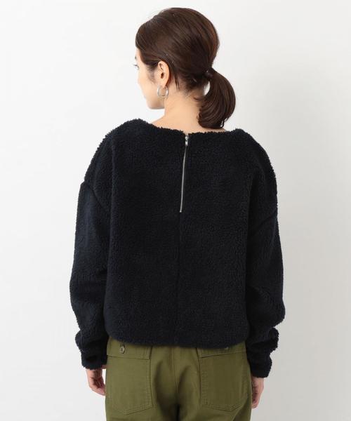 BEAUTY&YOUTH UNITED ARROWS（ビューティーアンドユースユナイテッドアローズ）の「BY∴ ボアバックジッププルオーバー ◆（その他トップス・レディース・ベージュ/ネイビー/オレンジ・FREE）」の12枚目の写真