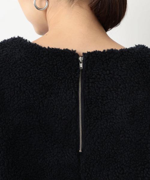 BEAUTY&YOUTH UNITED ARROWS（ビューティーアンドユースユナイテッドアローズ）の「BY∴ ボアバックジッププルオーバー ◆（その他トップス・レディース・ベージュ/ネイビー/オレンジ・FREE）」の13枚目の写真