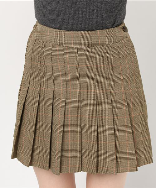 WEGO（ウィゴー）の「WEGO/チェックプリーツミニスカート（スカート・レディース・ベージュ系その他2/ブラウン系その他/ブラック系その他2/グレー系その他・SMALL/MEDIUM）」の11枚目の写真
