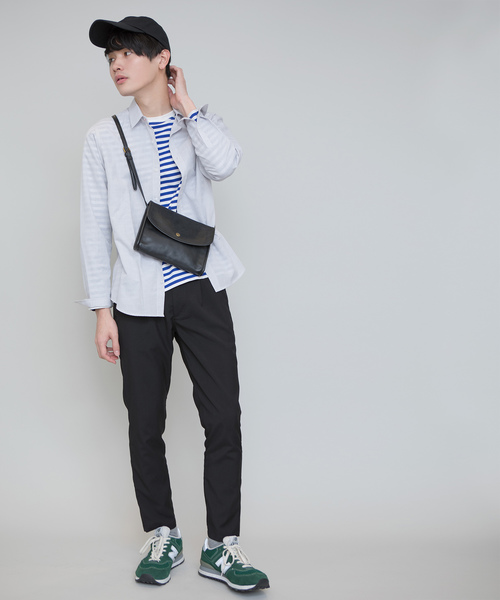 WEGO（ウィゴー）の「WEGO/フラップレトロサコッシュ（ショルダーバッグ・メンズ・ブラック/ブラウン・FREE）」の6枚目の写真