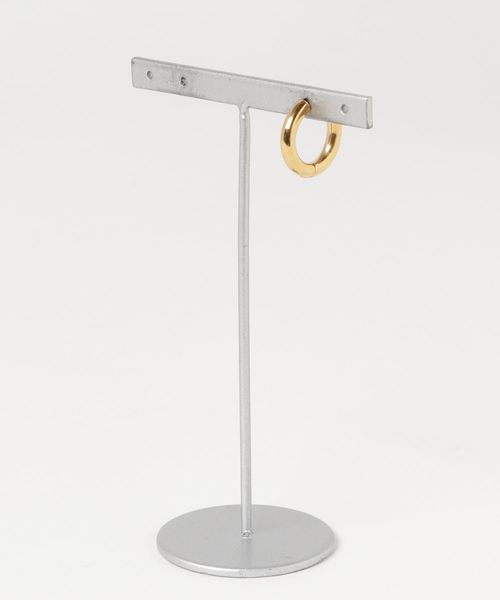 JACKROSE(ジャックローズ)の「パイプリングピアス 小(ピアス(片耳用)・メンズ・シルバー/ブラック/ゴールド・FREE)」の3枚目の写真