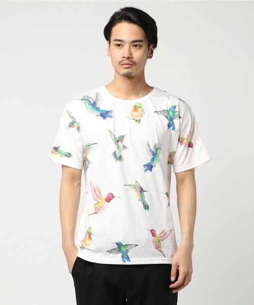 gym master(ジムマスター)の「gym master/ジムマスター ハッピーペイントTEE(Tシャツ/カットソー・メンズ・その他1/その他2/その他3/ホワイト/その他4/オレンジ・LARGE/MEDIUM)」の4枚目の写真