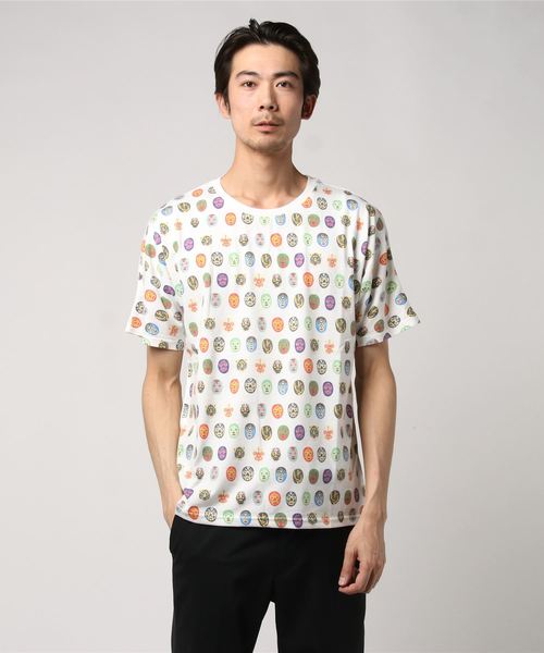 gym master(ジムマスター)の「gym master/ジムマスター ハッピーペイントTEE(Tシャツ/カットソー・メンズ・その他1/その他2/その他3/ホワイト/その他4/オレンジ・LARGE/MEDIUM)」の6枚目の写真