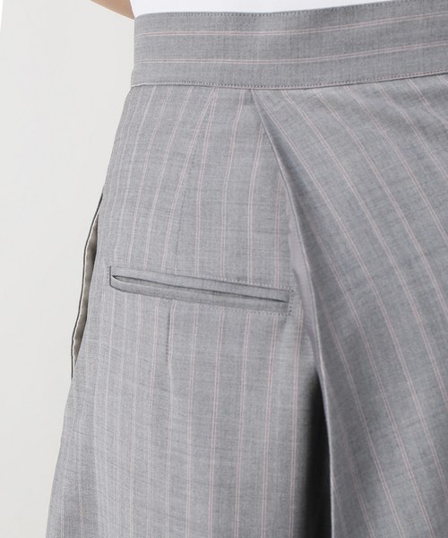 MIHARAYASUHIRO（ミハラヤスヒロ）の「mihara stripe skirt stylept（その他パンツ・レディース・チャコールグレー/ネイビー・SMALL/MEDIUM）」の11枚目の写真