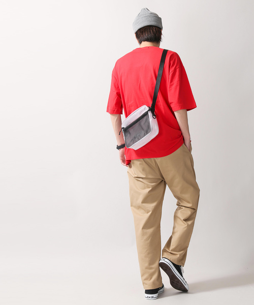 WEGO（ウィゴー）の「WEGO/スクエアミニショルダーバッグ（ショルダーバッグ・メンズ・ブラック/ブラック系その他/ホワイト系その他・FREE）」の10枚目の写真