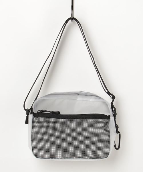 WEGO（ウィゴー）の「WEGO/スクエアミニショルダーバッグ（ショルダーバッグ・メンズ・ブラック/ブラック系その他/ホワイト系その他・FREE）」の9枚目の写真