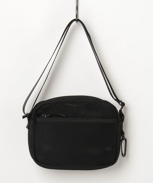 WEGO（ウィゴー）の「WEGO/スクエアミニショルダーバッグ（ショルダーバッグ・メンズ・ブラック/ブラック系その他/ホワイト系その他・FREE）」の7枚目の写真