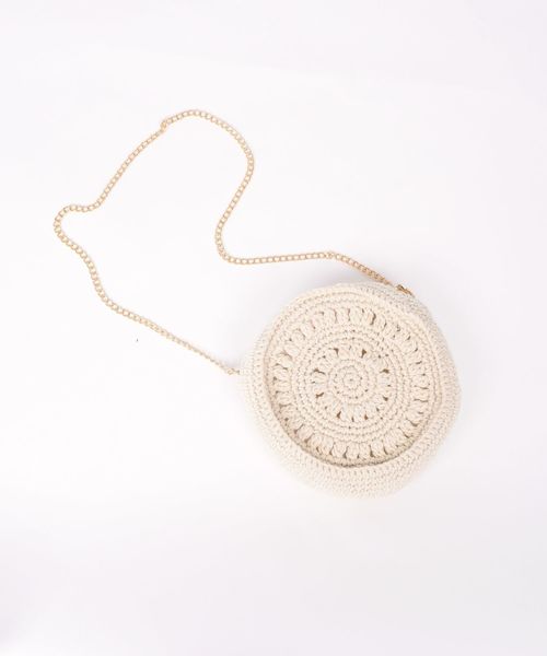 【WEB限定】Khaju:ニットサークルポシェット◇ 【WEB限定】Khaju:ニットサークルポシェット◇