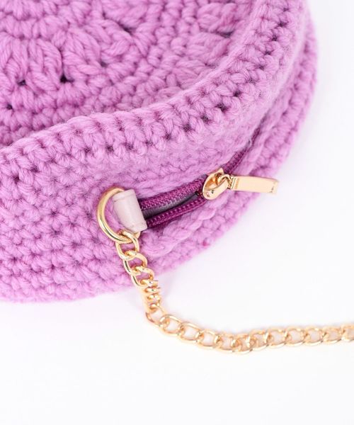 【WEB限定】Khaju:ニットサークルポシェット◇ 【WEB限定】Khaju:ニットサークルポシェット◇