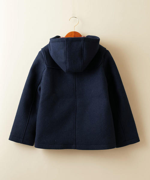 green label relaxing(グリーンレーベルリラクシング)の「【ジュニア】メルトンダッフルコート(ダッフルコート・キッズ・ネイビー/ベージュ・145/155)」の3枚目の写真
