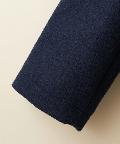 green label relaxing(グリーンレーベルリラクシング)の「【ジュニア】メルトンダッフルコート(ダッフルコート・キッズ・ネイビー/ベージュ・145/155)」の5枚目の写真