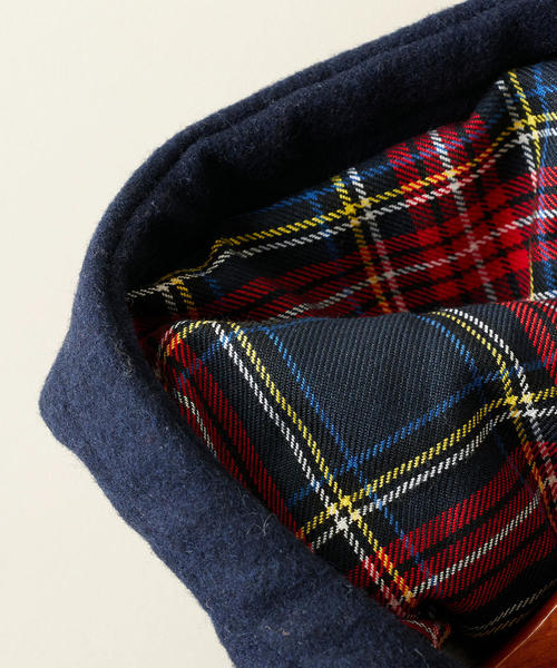 green label relaxing(グリーンレーベルリラクシング)の「【ジュニア】メルトンダッフルコート(ダッフルコート・キッズ・ネイビー/ベージュ・145/155)」の9枚目の写真