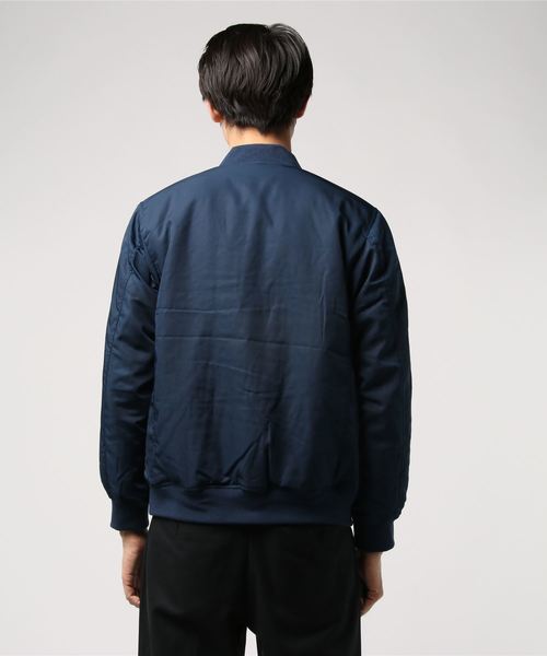 CORISCO（コリスコ）の「CORISCO/コリスコ ポリツイル中綿袖プリントMA-1 (M1)（MA-1・メンズ・ブラック/ベージュ/ネイビー/オリーブ/ワイン・MEDIUM/LARGE/X-LARGE）」の7枚目の写真