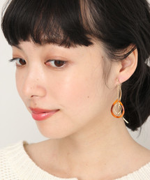 LOWRYS FARM | ２ＷＡＹデザインオメガイヤリング　816063(イヤリング)