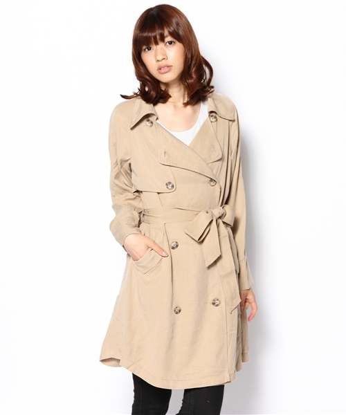 Ungrid（アングリッド）の「 ﾙｰｽﾞﾄﾚﾝﾁｺｰﾄ （トレンチコート・レディース・ベージュ/カーキ/キャメル・MEDIUM/SMALL）」の14枚目の写真